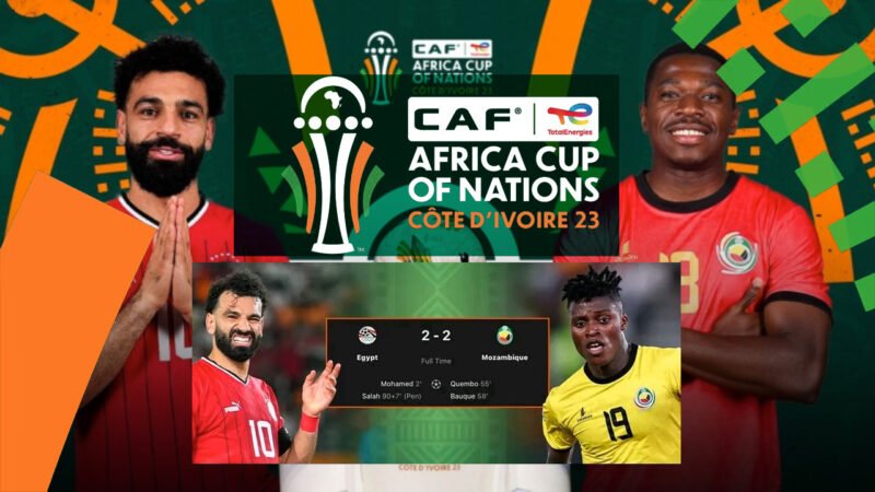 تعادل قاتل يُنقذ منتخب مصر في بطولة كأس الأمم الإفريقية 2023